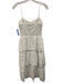 Amanda Uprichard Size XS White Nylon Sweetheart Neckline Spaghetti Strap Dress White / XS