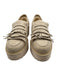 Hogan Shoe Size 39.5 Beige Suede Fringe Slip On Platform Loafers Beige / 39.5