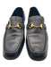 Gucci Shoe Size 9.5 Black Leather Square Toe Horse Bit Seam Detail loafer Flats Black / 9.5