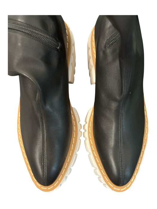 Stella McCartney Shoe Size 38 Black Brown & White Polyurethane Pointed Toe Boots Black Brown & White / 38