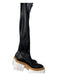 Stella McCartney Shoe Size 38 Black Brown & White Polyurethane Pointed Toe Boots Black Brown & White / 38