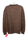 Bruno Manetti Size M Brown & Multi Wool Blend Knit Long Sleeve Sweater Brown & Multi / M