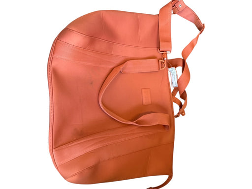 Dagne Dover Orange Neoprene Zip Close Crossbody Strap Weekender Bag Orange / L