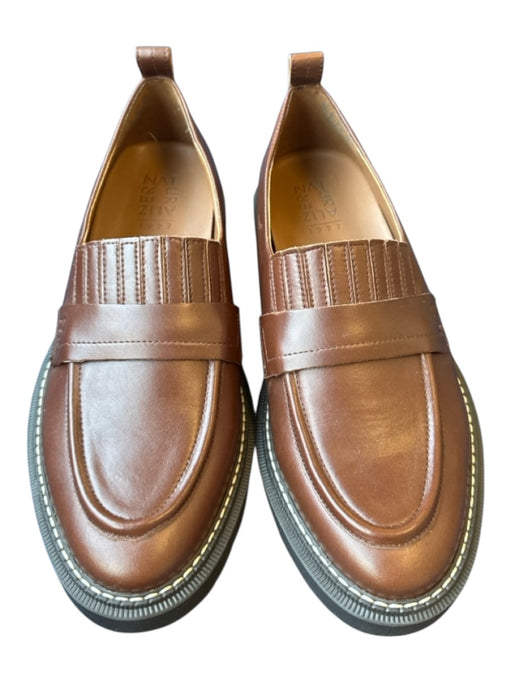 naturalizer Shoe Size 9 Brown Leather Platform Loafers Brown / 9
