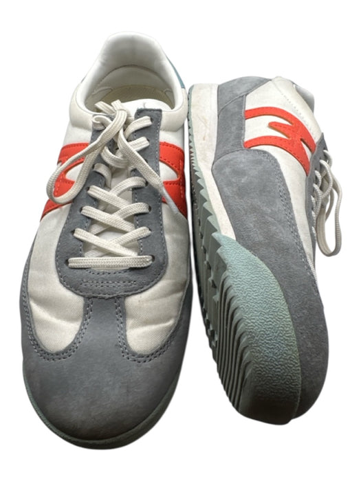 Karhu Shoe Size 8 Gray & Orange Canvas & Suede Color Block Athletic Sneakers Gray & Orange / 8