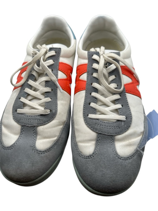 Karhu Shoe Size 8 Gray & Orange Canvas & Suede Color Block Athletic Sneakers Gray & Orange / 8