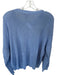 Eileen Fisher Size L Blue Organic Cotton Long Sleeve Loose Knit Sweater Blue / L