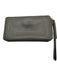ALLSAINTS Gray Leather Pebbled Zip Around Rectangle Wallets Gray