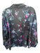 Vince Camuto Size 2XL Multi Polyester Button Up Floral Collared Blouse Multi / 2XL