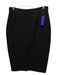Gucci Size 46 Black Wool Blend Front Slit Darted Pencil Skirt Black / 46