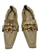 Bottega Veneta Shoe Size 40.5 Beige Patent Leather Gold Tone Hardware Pumps Beige / 40.5