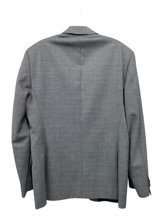 Boss Black & White Wool All Over Print 2 Button Men's Blazer 38s