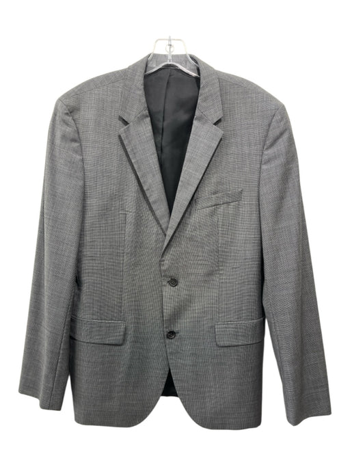 Boss Black & White Wool All Over Print 2 Button Men's Blazer 40R