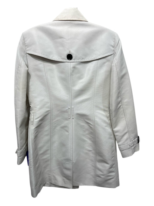 Burberry Size 8 Cream Polyester Blend Double Breast Baby Carrier Jacket Cream / 8