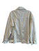 Meshki Size M Cream Cotton Denim Front Button Closure Long Sleeve Pockets Jacket Cream / M