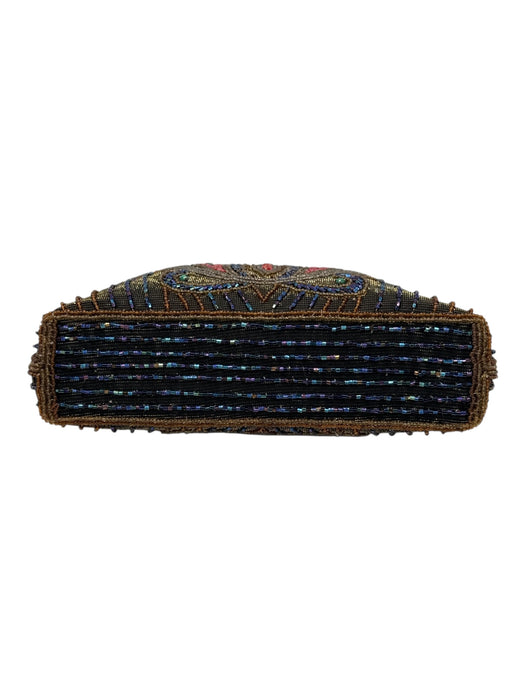 No Brand Gray, Blue, Multi Snap Closure Crossbody Rhinestone Bag Gray, Blue, Multi