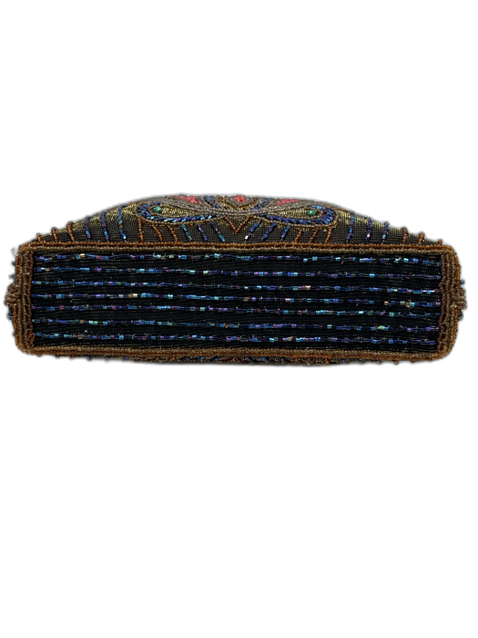 No Brand Gray, Blue, Multi Snap Closure Crossbody Rhinestone Bag Gray, Blue, Multi