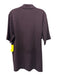 Burberry Size M Black Cotton Solid Polo Men's Short Sleeve Black / M