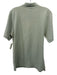 Burberry Size M Green Cotton Solid Polo Men's Short Sleeve Green / M