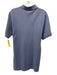 Burberry Size M Light blue Cotton Solid Polo Men's Short Sleeve Light blue / M