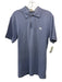 Burberry Size M Light blue Cotton Solid Polo Men's Short Sleeve Light blue / M