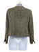 Celine Size 40 Green & White Wool Blend Tweed Gold Tone Hardware Jacket Green & White / 40