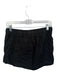 Venroy Size Est S Black Linen Drawstring Mini Skirt Black / Est S