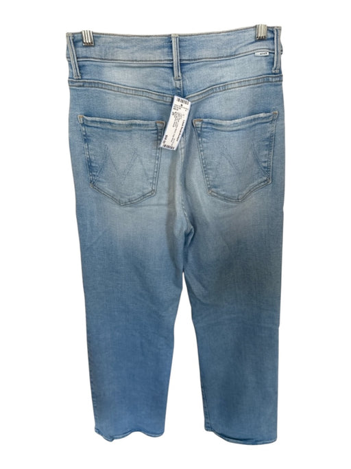 Mother Size 26 Light Wash Cotton Blend High Waist Wide Leg Jeans Light Wash / 26