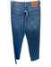 Levi's Size 25 Med Dark Wash Cotton High Waist Button Fly Straight Leg Jeans Med Dark Wash / 25