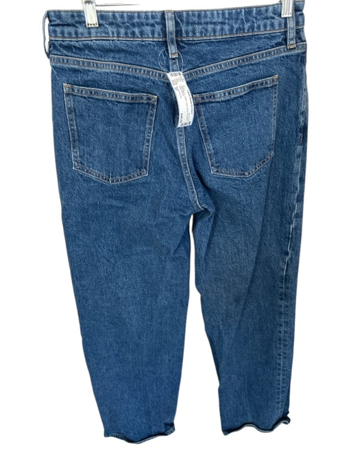 Denim Forum Size 27 Dark Wash Cotton High Waist Straight Leg Jeans Dark Wash / 27
