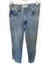 Denim Forum Size 26 Light Wash Cotton High Waist Wide Leg Jeans Light Wash / 26