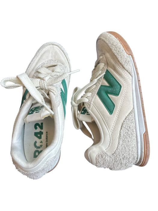 New Balance Shoe Size 7.5 gray & green Suede Lace Up Athletic Sneakers gray & green / 7.5