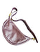 Hobo Purple & Gold Leather Zip Close Half Moon Crossbody Bag Purple & Gold / S