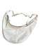 Free People Cream Leather Crossbody Silver Hardware Bag Cream / M
