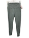 Alo Size M Slate Blue Nylon Blend Wide Waist Band Full Length Leggings Slate Blue / M