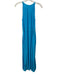 Diane Von Furstenberg Size XS Blue Viscose Sleeveless V Neck Maxi Dress Blue / XS