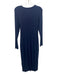 Quince Size S Blue Tencel Blend Ribbed Long Sleeve Dress Blue / S