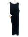 Zara Size M Black Cotton Blend Sleeveless Side Cut Outs Side Twist Maxi Dress Black / M