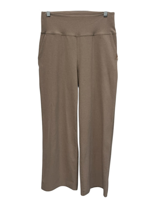 Beyond Yoga Size M Beige Polyester Wide Leg Pockets Pants Beige / M