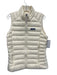 Patagonia Size M Cream Nylon Blend Goose Down Full ZIp Zip Pockets Puffer Vest Cream / M