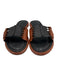 Ulla Johnson Shoe Size 39 Brown & Black Leather Twist Slide Sandals Brown & Black / 39