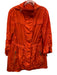 CM Size M Orange Polyester Gold Zipper Elastic Waist Zip Up & Snaps Jacket Orange / M