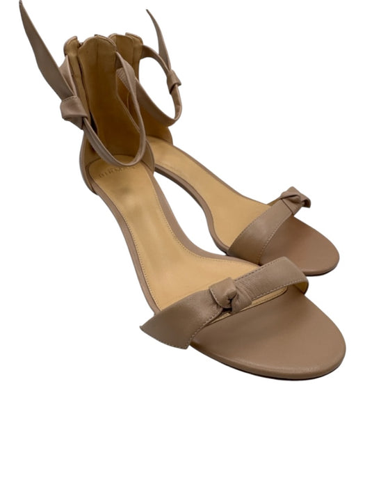 Alexandre Birman Shoe Size 40 Purple Leather Round Toe Back Zip Sandals Purple / 40