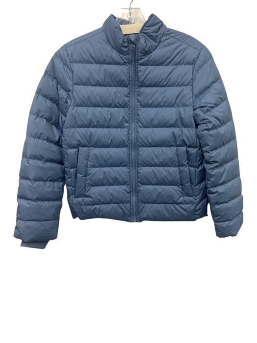 Athleta Girl Size XS Slate Blue Polyester Long Sleeve Zip Up Quilted Jacket Slate Blue / XS