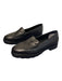 Rockport Shoe Size 7 Black Leather Penny Loafer Slip On Round Almond Toe Shoes Black / 7
