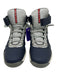 Prada Shoe Size 10.5 Navy & Gray Synthetic High Top Men's Shoes Navy & Gray / 10.5