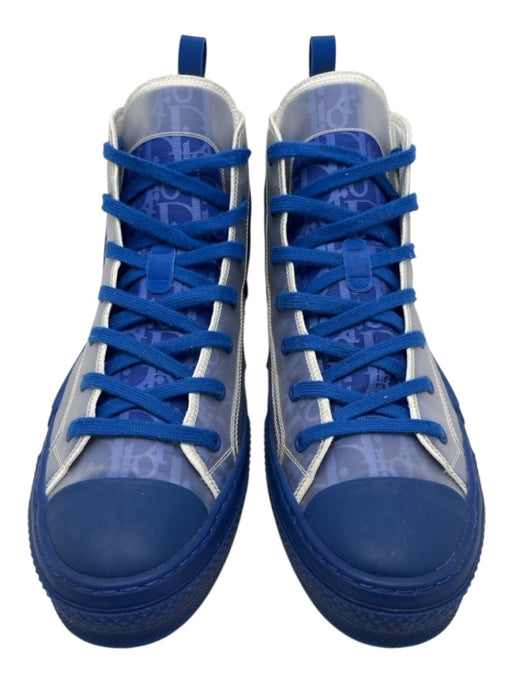 Dior Shoe Size 45 AS IS Blue Synthetic High Top Men's Shoes Blue / 45