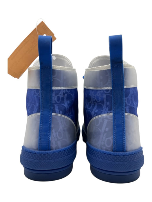 Dior Shoe Size 45 AS IS Blue Synthetic High Top Men's Shoes Blue / 45