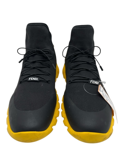 Fendi Shoe Size 12 AS IS Yellow & Black Synthetic Men's Shoes Yellow & Black / 12