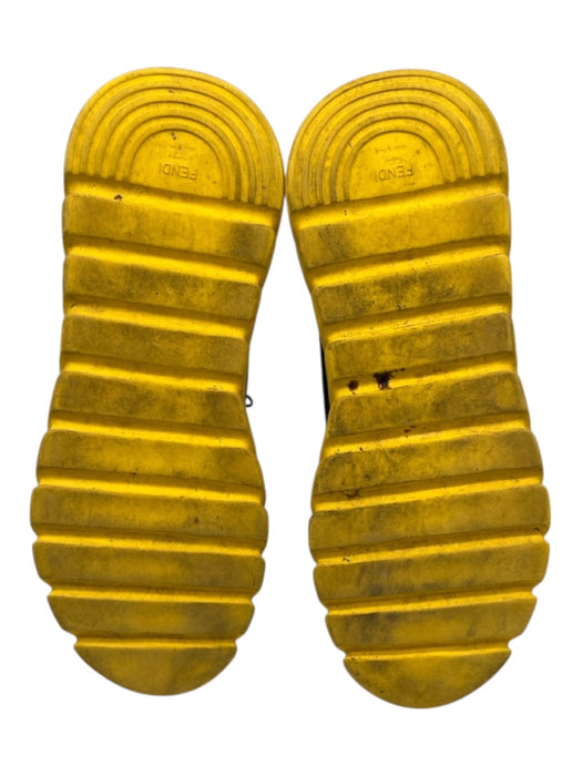 Fendi Shoe Size 12 AS IS Yellow & Black Synthetic Men's Shoes Yellow & Black / 12